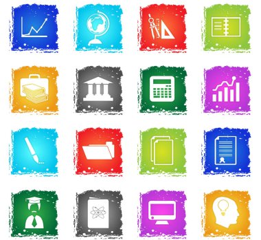 Üniversite Icon set