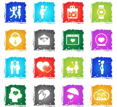 Sevgililer günü Icon set