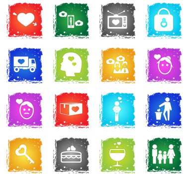 Sevgililer günü Icon set