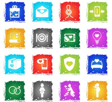 Sevgililer günü Icon set