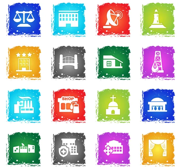 altyapı Icon set