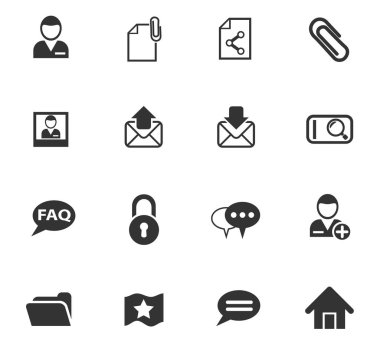 Forum arabirimi Icon set