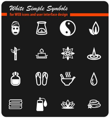 Güzellik ve spa Icon set