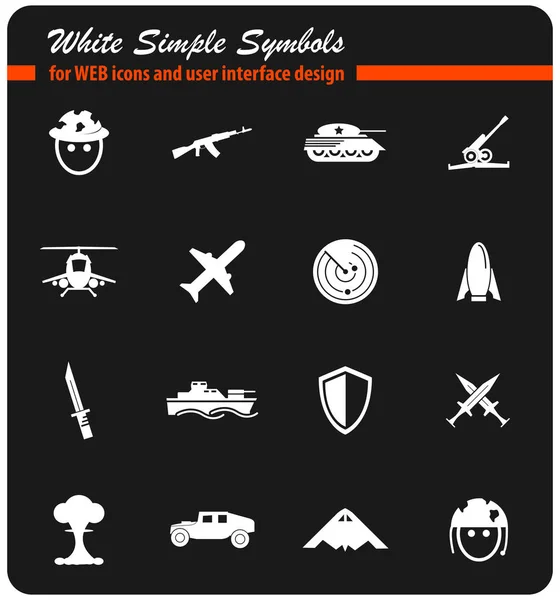 war symbols icon set — Stock Vector © ayax55 #138624454