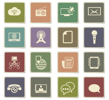iletişim Icon set