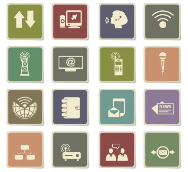 iletişim Icon set