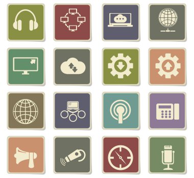iletişim Icon set