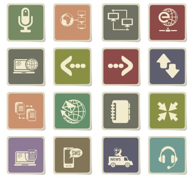 iletişim Icon set