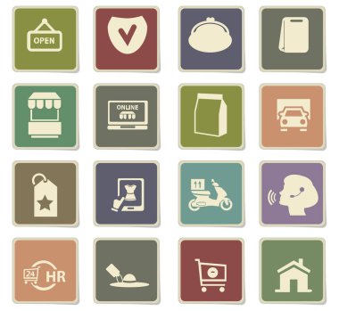 e-ticaret Icon set