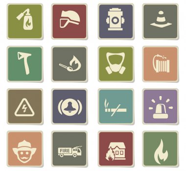 İtfaiye Icon set