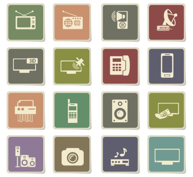 ev aletleri Icon set