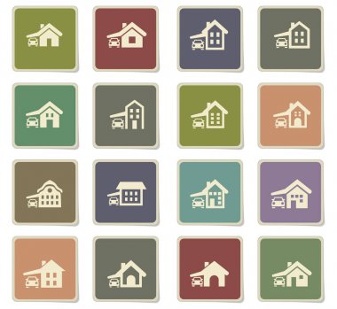 ev tipi Icon set