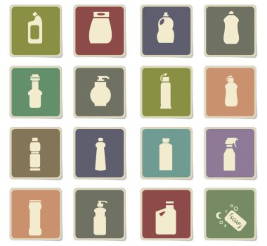 ev Kimyasalları Icon set