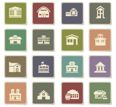 altyapı Icon set