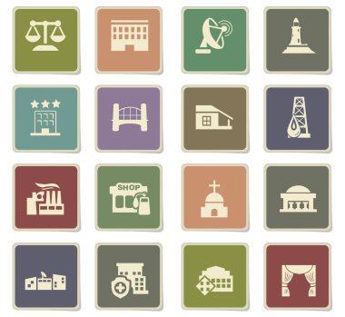 altyapı Icon set