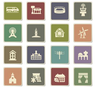 altyapı Icon set