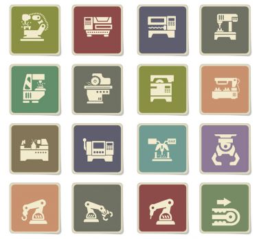 makine aletleri Icon set