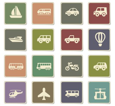 taşıma Icon set