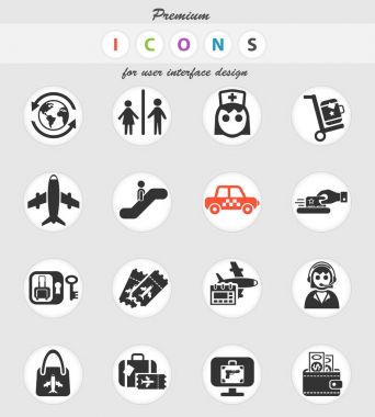 Havaalanı Icon set