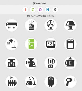 ev aletleri Icon set