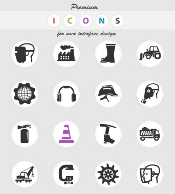 Endüstriyel Icon set