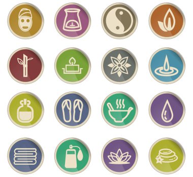 Güzellik ve spa Icon set