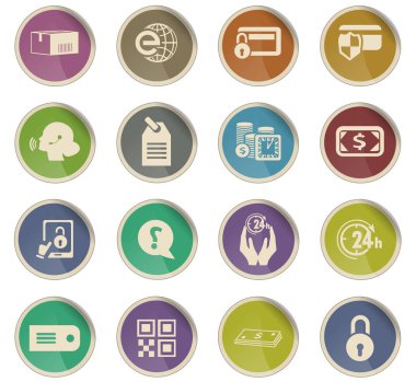 e-ticaret Icon set