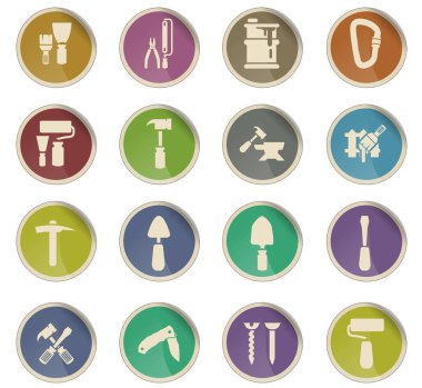 iş araçları simge seti