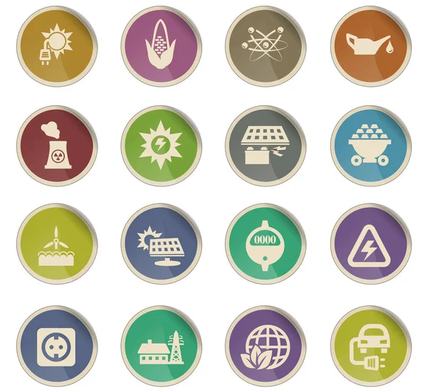 biyo yakıt Icon set