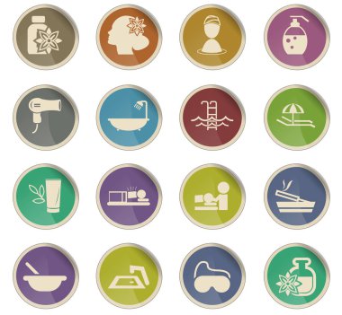 Güzellik ve spa Icon set