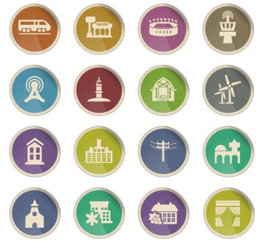 altyapı Icon set