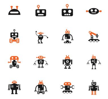 robotlar Icon set