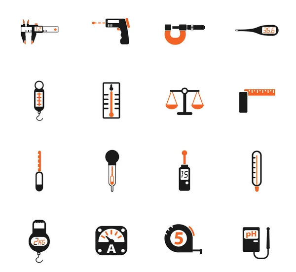 Meting tools pictogramserie — Stockvector