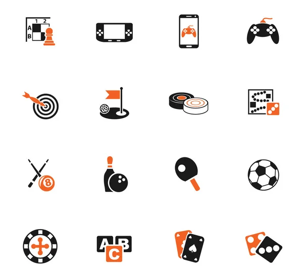 Conjunto de iconos juegos — Vector de stock