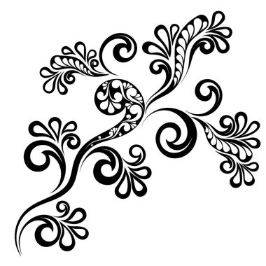 Dekoratif çiçek süsleme