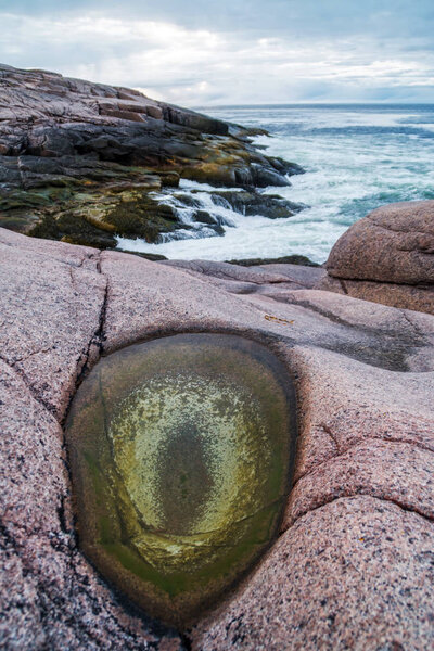 Night of polar day on Barents Sea