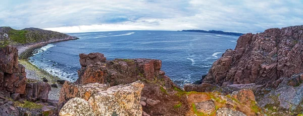 Панорама узбережжя простягнулася — стокове фото