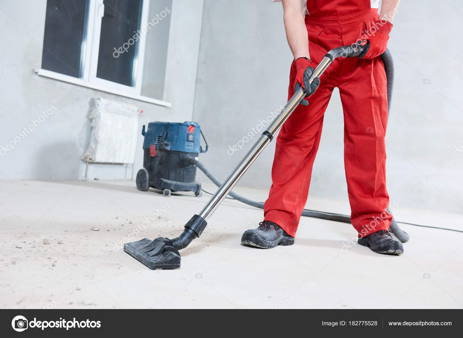 Building Cleaning Service Dust Removal With Vacuum Cleaner Stock Photo Image By C Kalinovsky 182775528