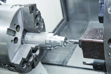 -metal işleme-Delme Torna Cnc Merkezi süreci