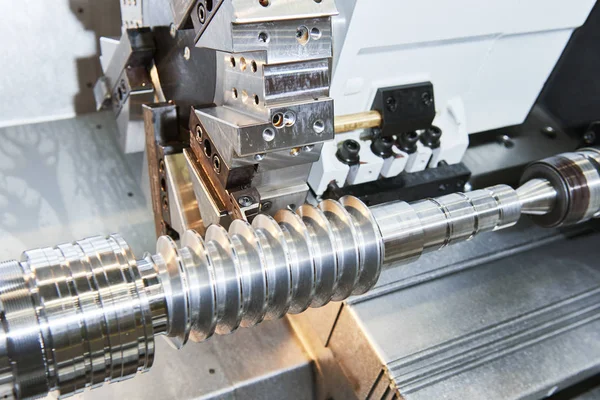 Cutting tool at metal working — Stock Photo, Image