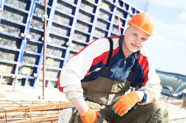 Trabajador en la obra — Foto de Stock