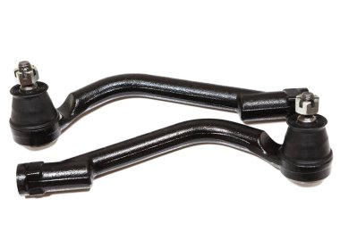 Sol ve sağ yeni bağlama çubuğu uçları. Beyaz arkaplanda izole