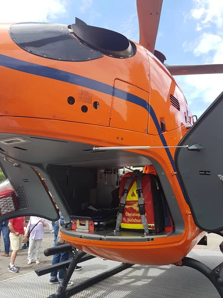 Rettungshubschrauber aus nächster Nähe — Stockfoto