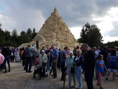 Dünya sandcastle 2017 16,68 metre içinde en yüksek