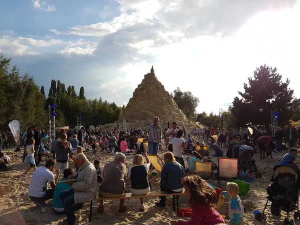 Dünya sandcastle 2017 16,68 metre içinde en yüksek