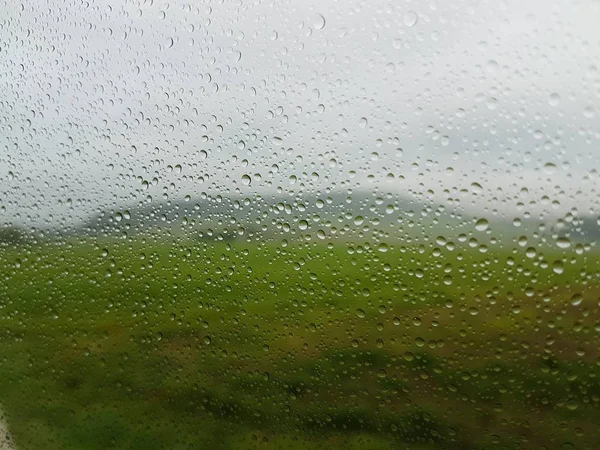 Eső esik a Vértes — Stock Fotó