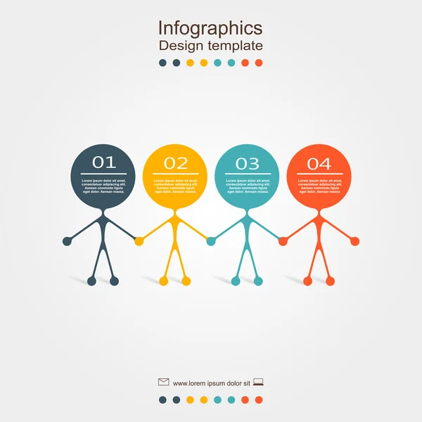 Modelo de Design Infográfico. Ilustração vetorial . —  Vetores de Stock