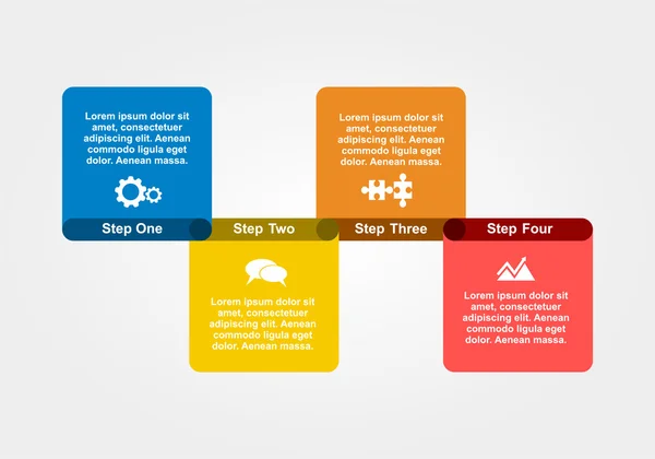 Modèle de conception infographique. Illustration vectorielle . — Image vectorielle