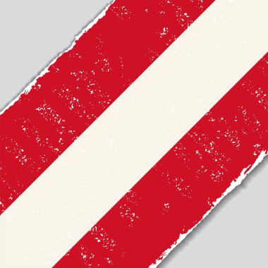 Avusturyalı grunge bayrak. vektör çizim.