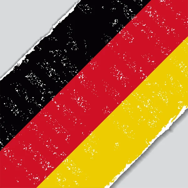 Alman grunge bayrak. vektör çizim. — Stok Vektör